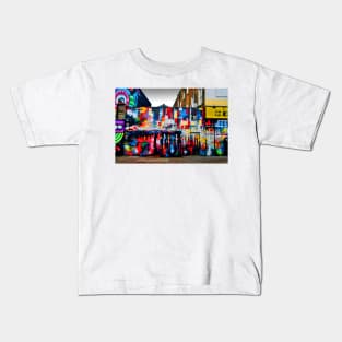 Graffiti Street Art Camden Town London Kids T-Shirt